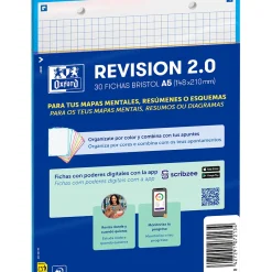 Flashcards 2.0 A5 30 Folhas Azul Turquesa Oxford
