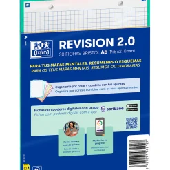 Flashcards 2.0 A5 30 Folhas Icemint Oxford