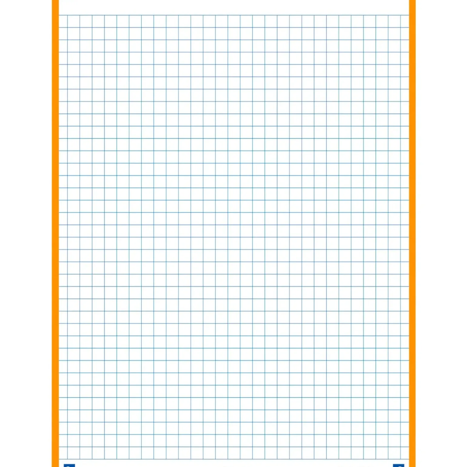 Flashcards 2.0 A5 30 Folhas Quadriculado Laranja Oxford