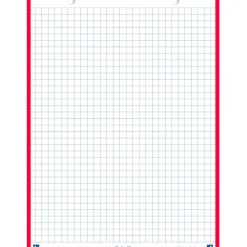 Flashcards 2.0 A5 30 Folhas Quadriculado Vermelho Oxford