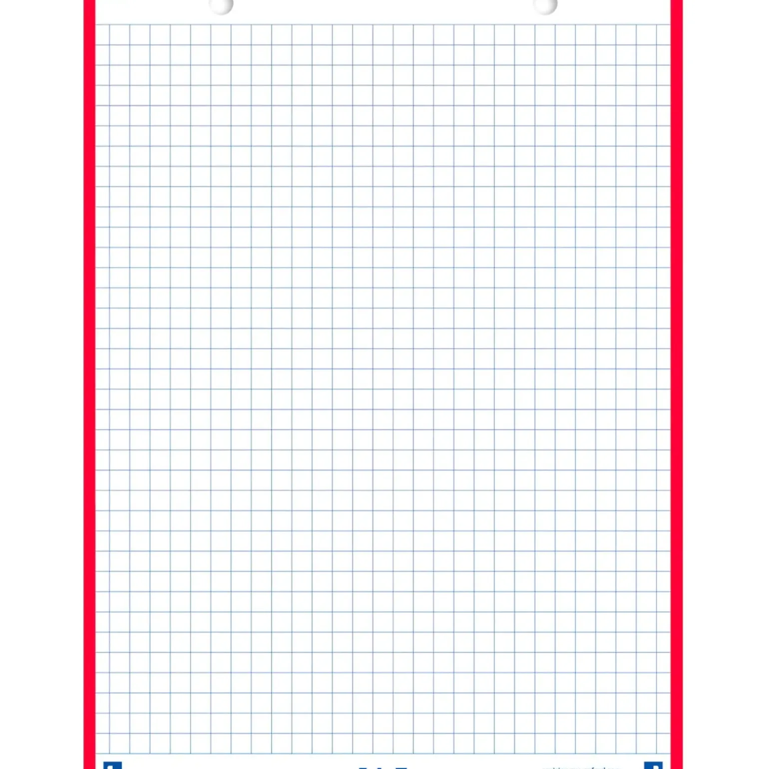Flashcards 2.0 A5 30 Folhas Quadriculado Vermelho Oxford