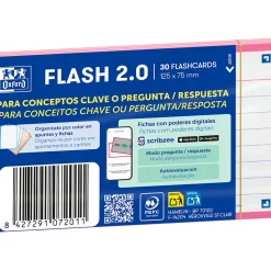 Flashcards 2.0 A7 30 Folhas Rosa Oxford