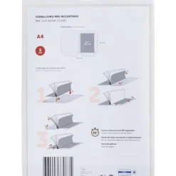Forra Livro A4 Pré-Recortado 5 Unidades Note!