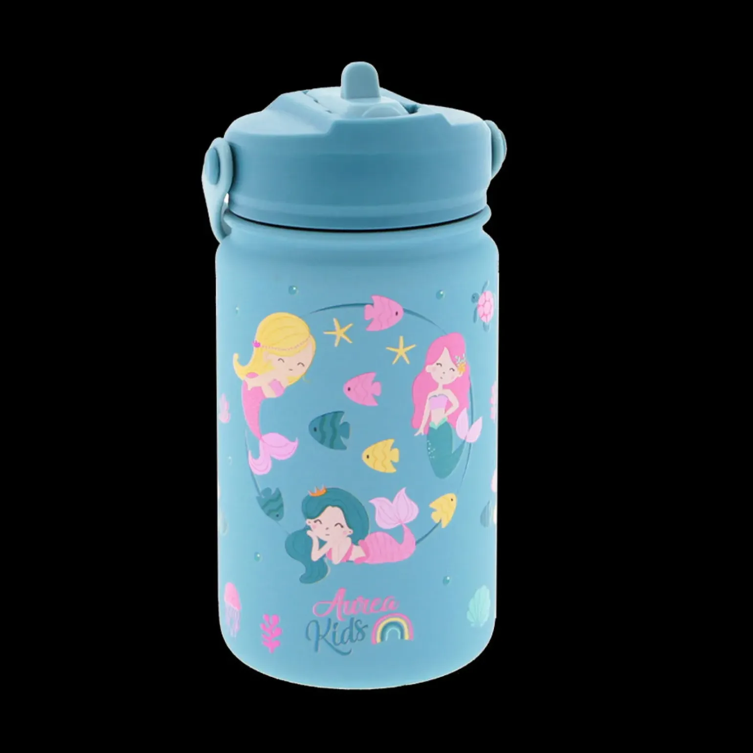 Garrafa Aço 330Ml - Azul Mermaid Dreams