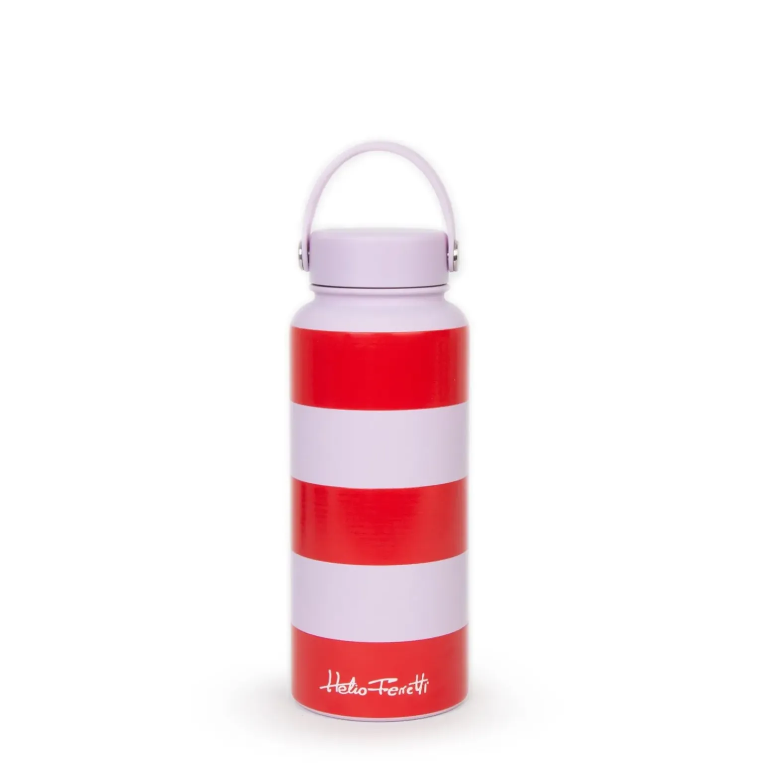 Garrafa Cap. 1L - Red And Pink Stripe