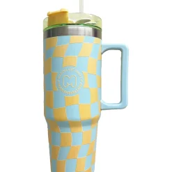 Garrafa 900Ml Smiley Chess Marshmallow