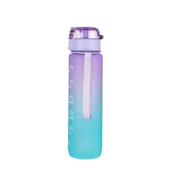 Garrafa Plástico Lilás e Azul 1 Litro