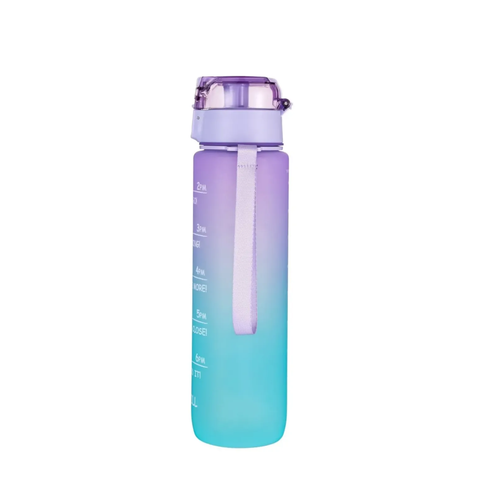 Garrafa Plástico Lilás e Azul 1 Litro
