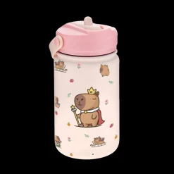 Garrafa Térmica 330Ml - Capivara Rosa