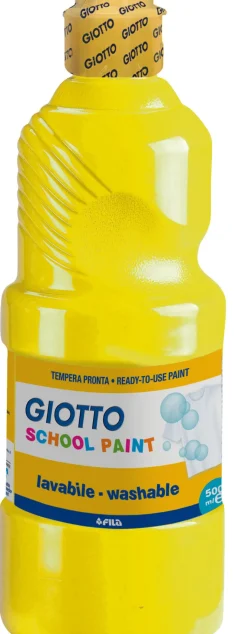 Guache Lavável Amarelo 500ml Giotto