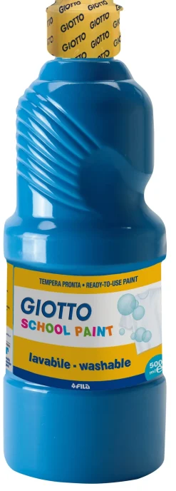 Guache Lavável Azul Ciano 500ml Giotto