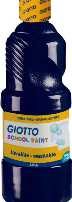 Guache Lavável Preto 500ml Giotto