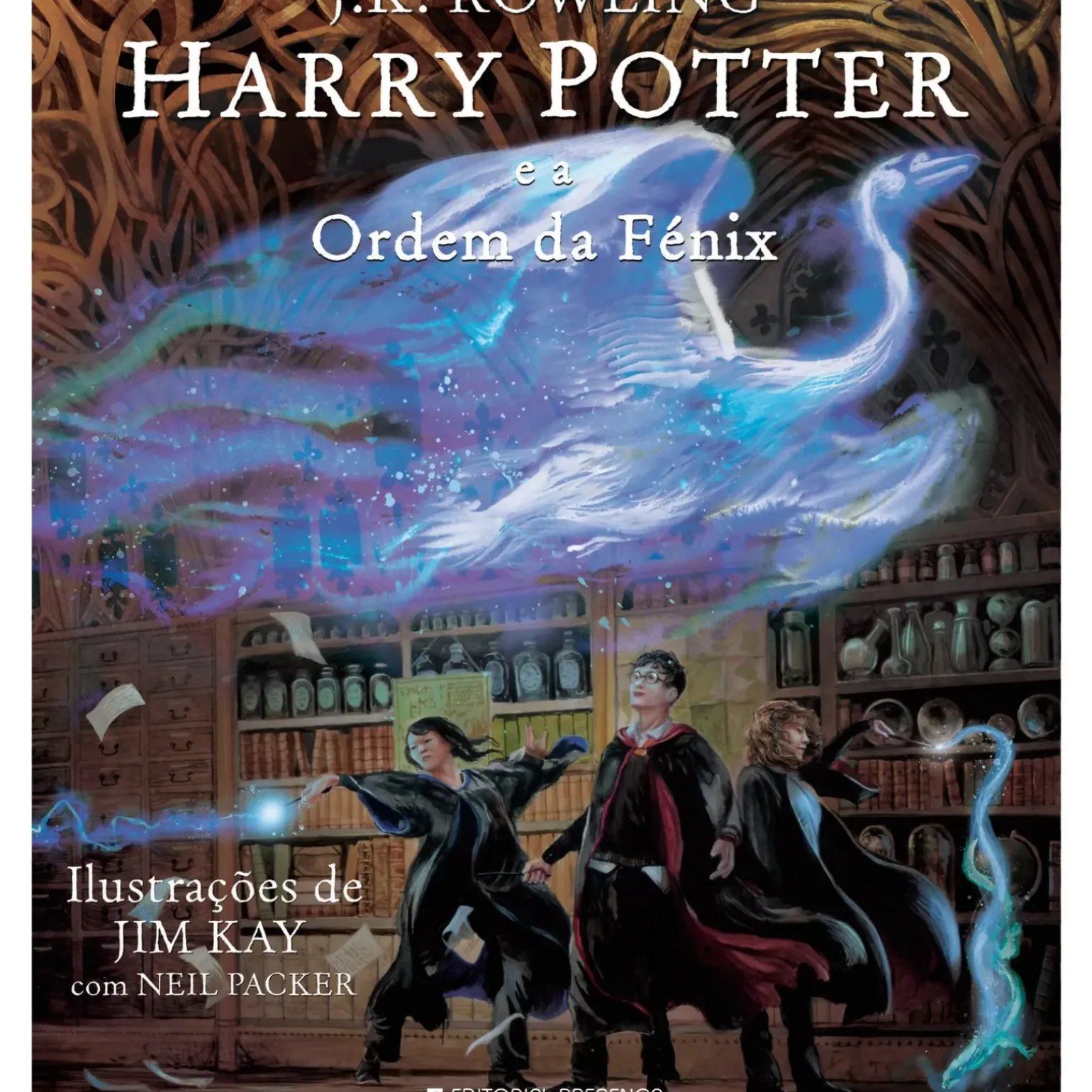 Harry Potter e a Ordem da Fénix de J. K. Rowling; Ilustração: Jim Kay e Neil Packer de J. K. Rowling