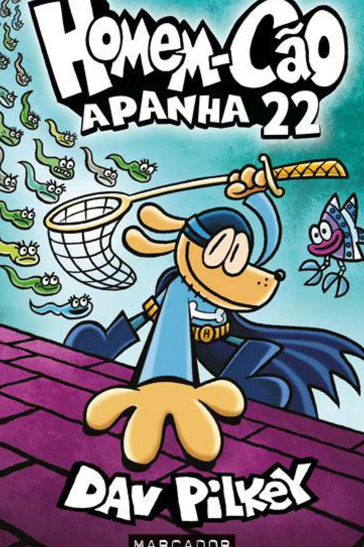 Homem-Cão de Dav Pilkey - N.º 8 - Apanhados na Rede