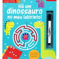 Há um Dinossauro no Meu Labirinto! - Um Livro Escreve e Apaga com Abas