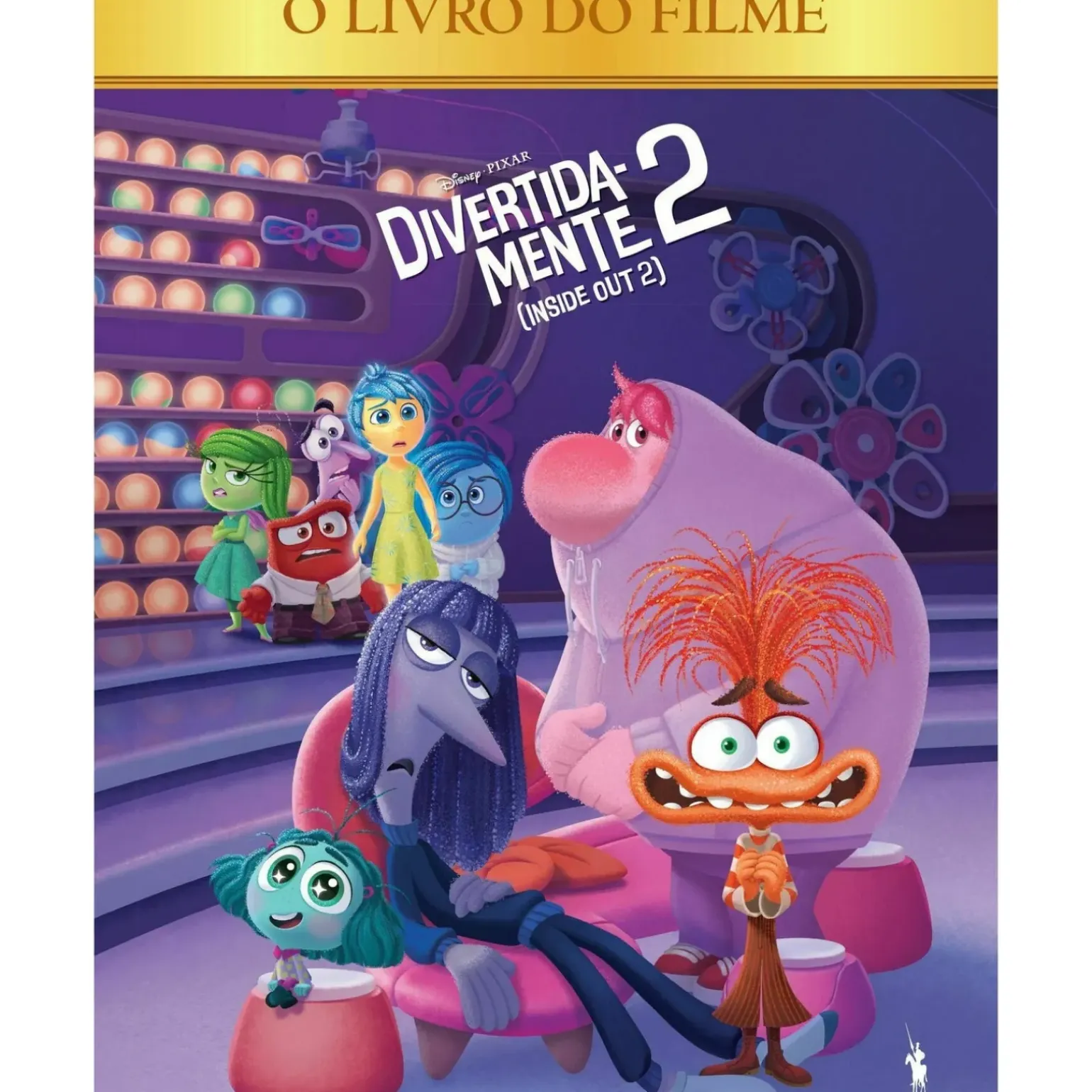 Inside Out 2 : o Livro do Filme de Disneu