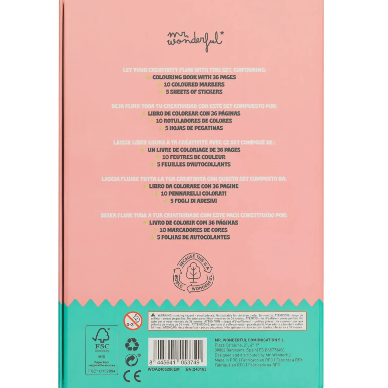 Kit Colorir - Colour & Have Fun