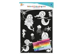 Kit Colorir Velvet Com Canetas Filtro