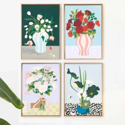 Kit Pintura Por Números - Jarra de Rosas