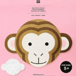 Kit Pintura Por Números - Kids Macaco