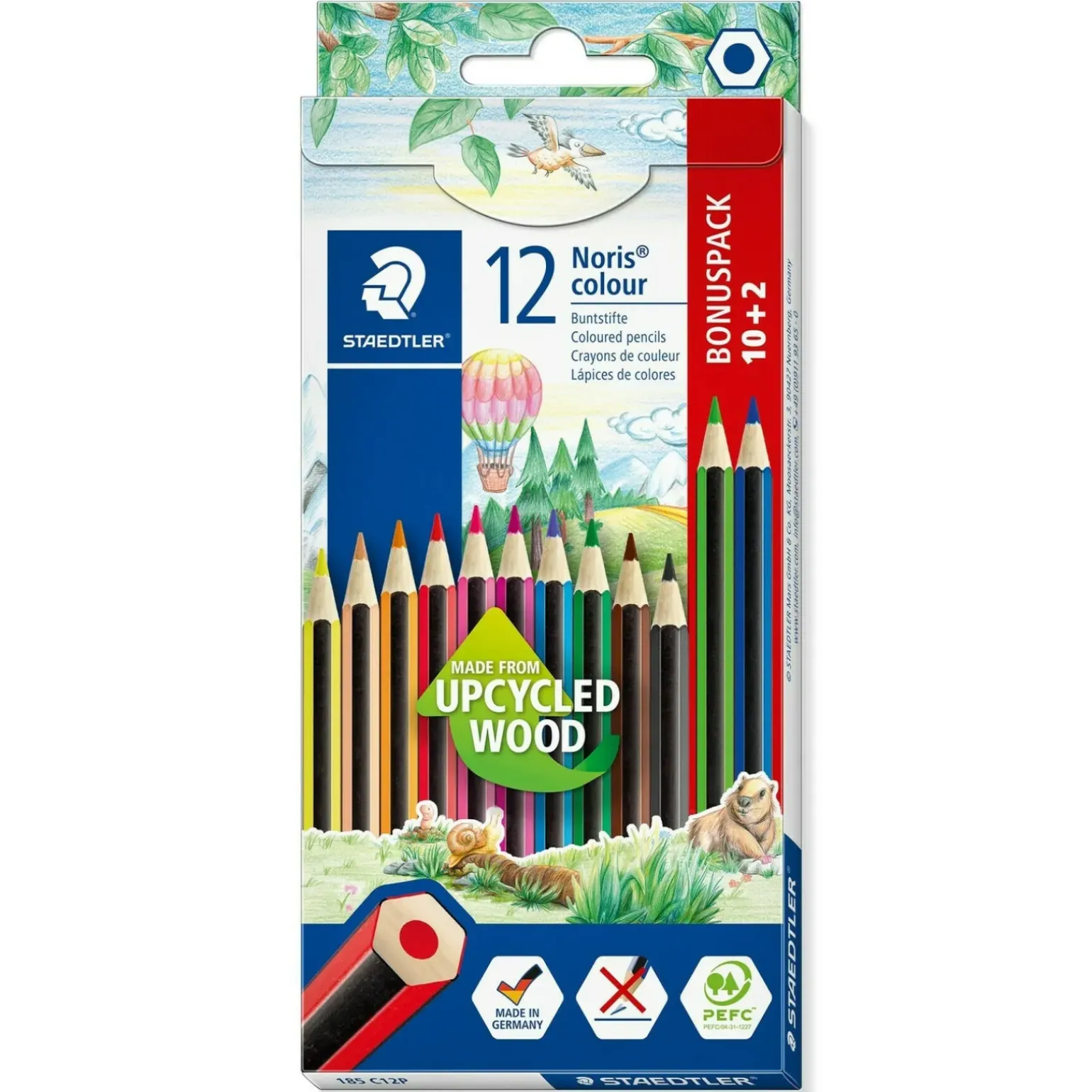 Lapis Cor Noris Staedtler 10+2 Unidades