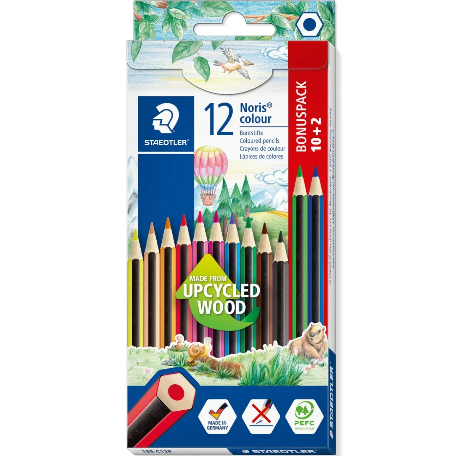 Lapis Cor Noris Staedtler 10+2 Unidades