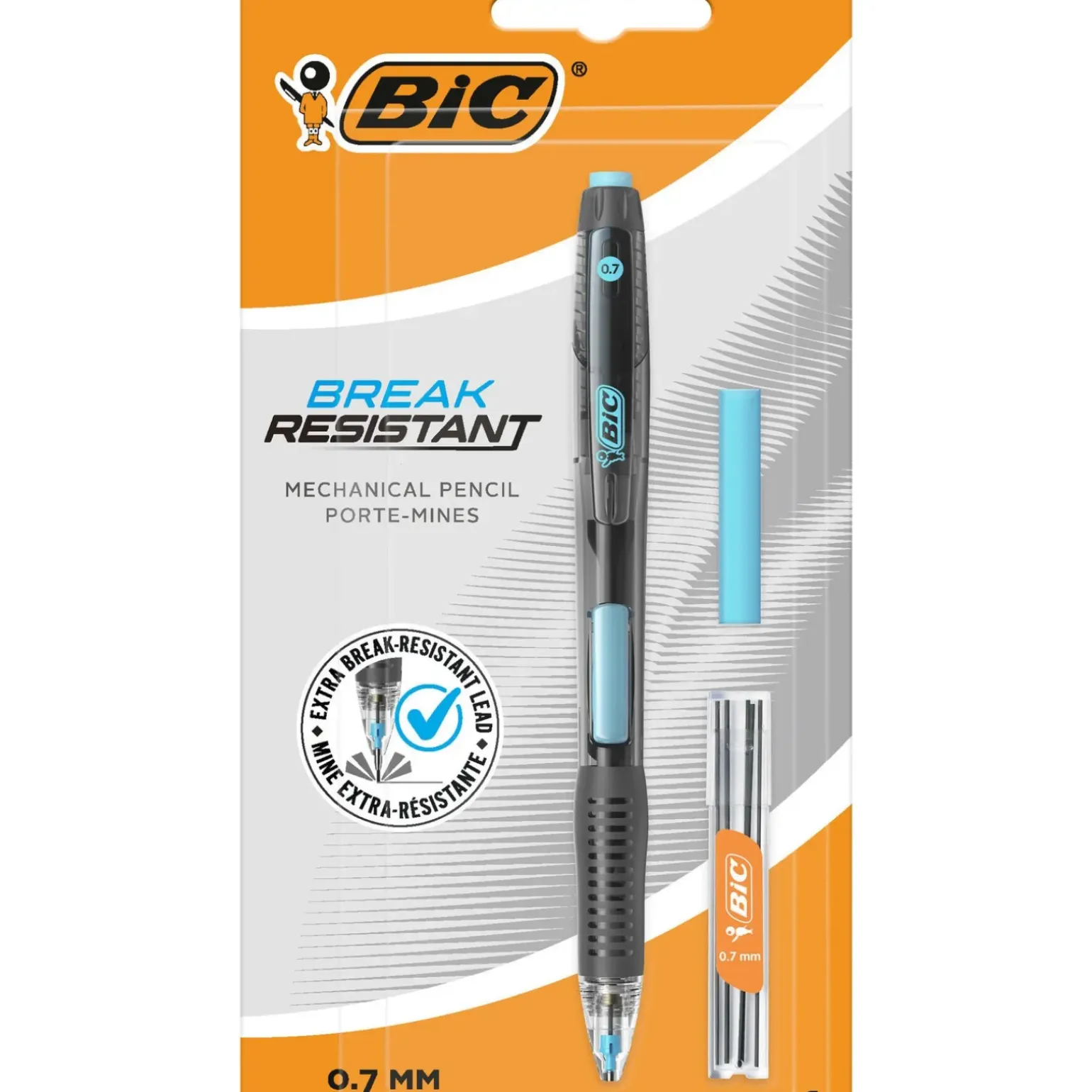 Lapiseira Break R 0.7Mm+6Mina+Borracha