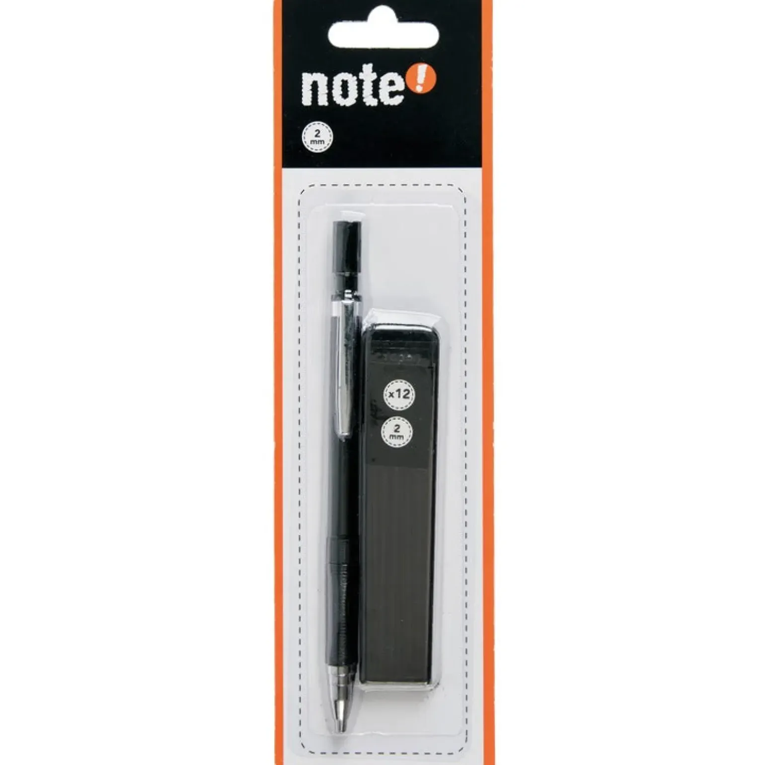 Lapiseira 2mm com 12 Minas Note!