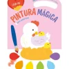 Leva-Me - Pintura Mágica - Galinha - Rosa