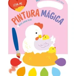 Leva-Me - Pintura Mágica - Galinha - Rosa