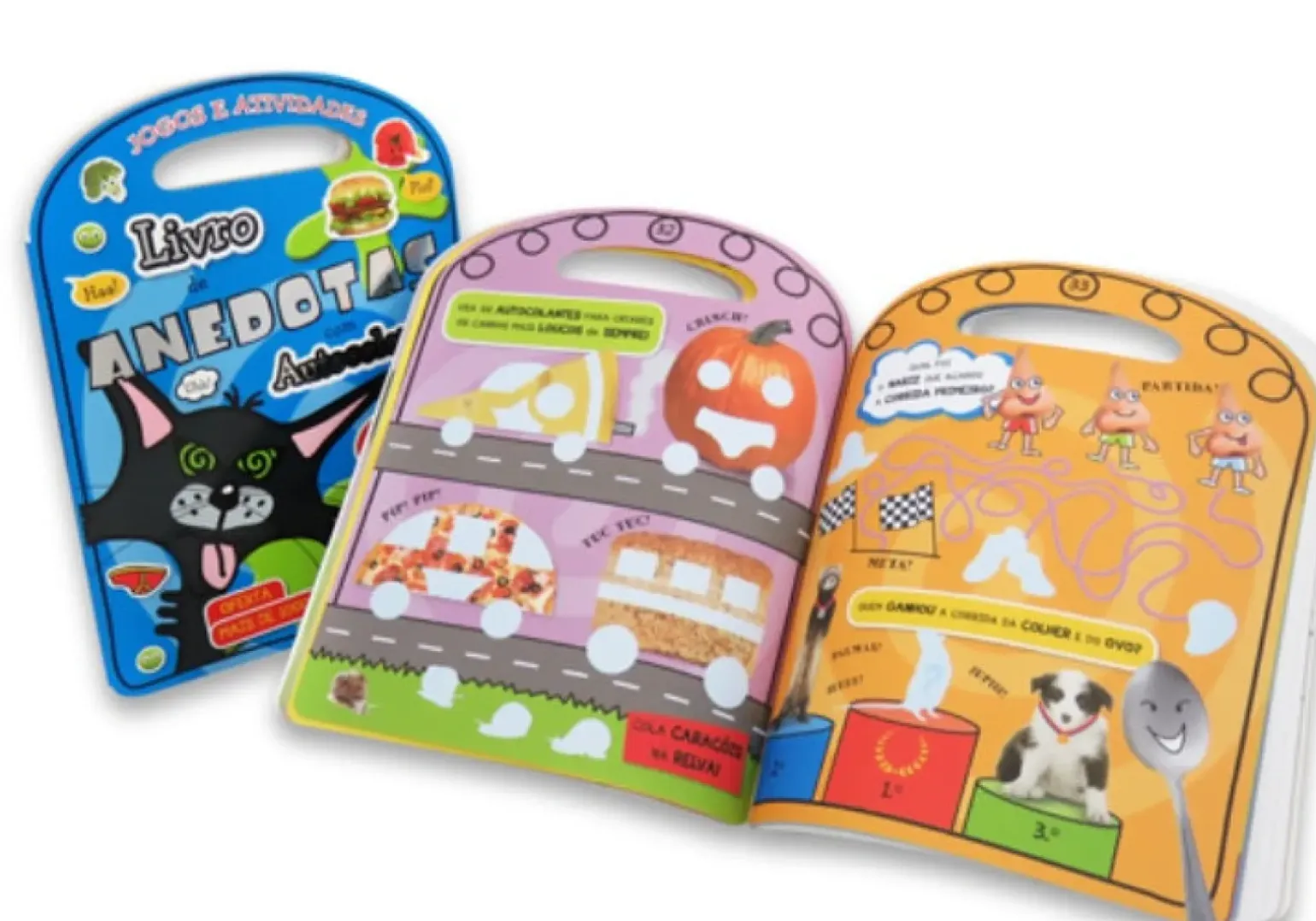 Livro de Anedotas com Autocolantes de Tim Bugbird