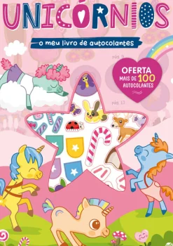 Livro de Atividades Autocolantes Balão Unicórnios de Stuart Lynch