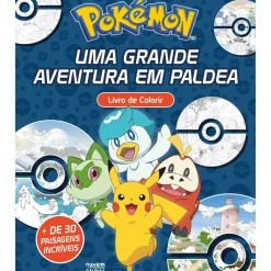 Livro de Colorir Pokémon - uma Grande Aventura em Paldea