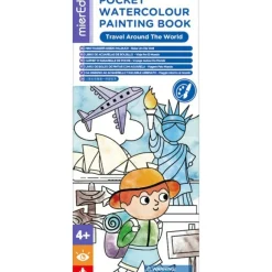 Livro de Pintura com Aguarelas – Mundo