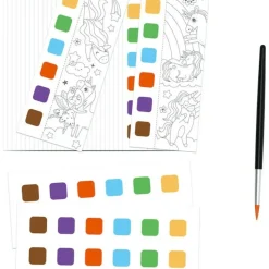 Livro de Pintura com Aguarelas - Unicorns