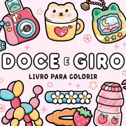 Livro para Colorir "Doce e Giro"