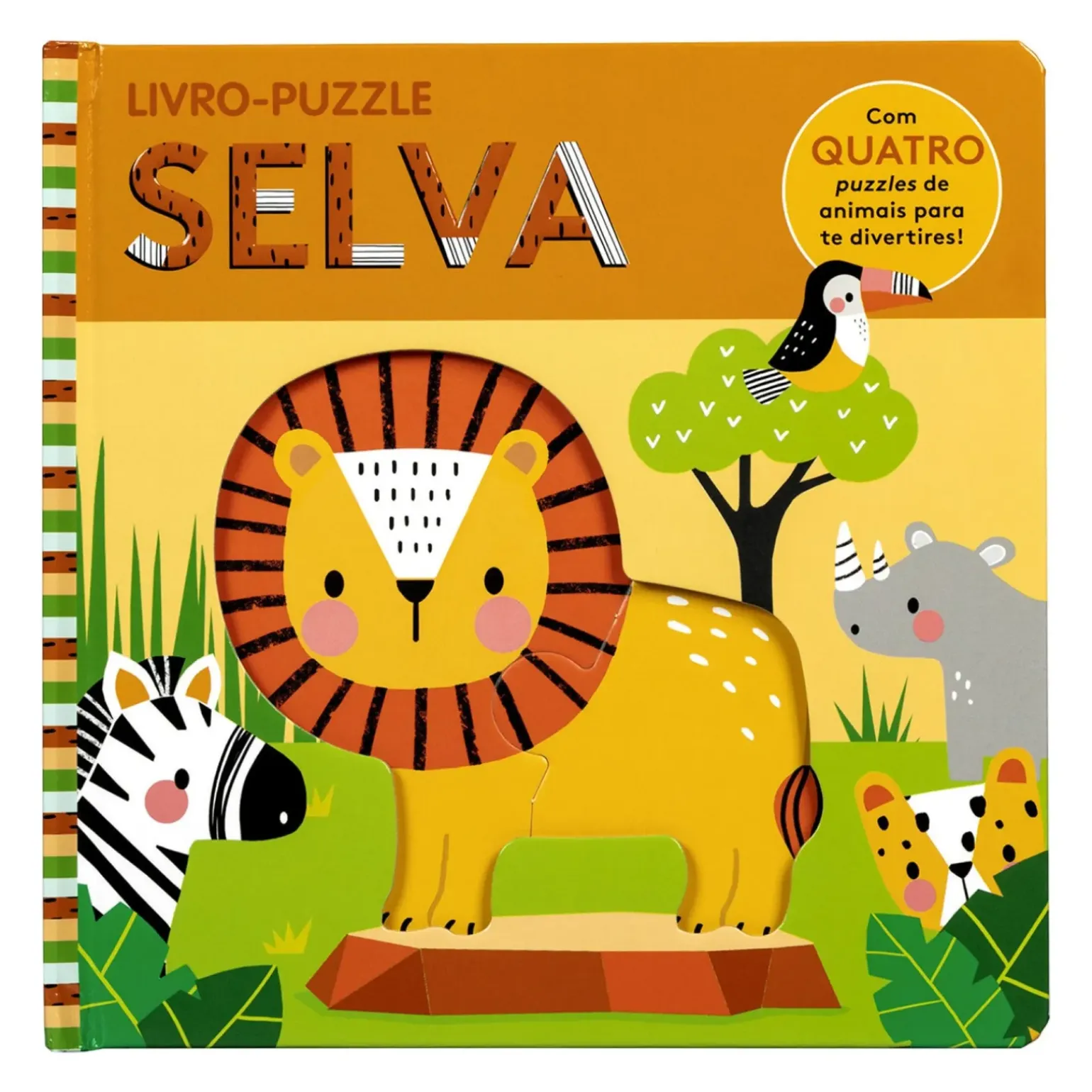 Livro-puzzle: Selva