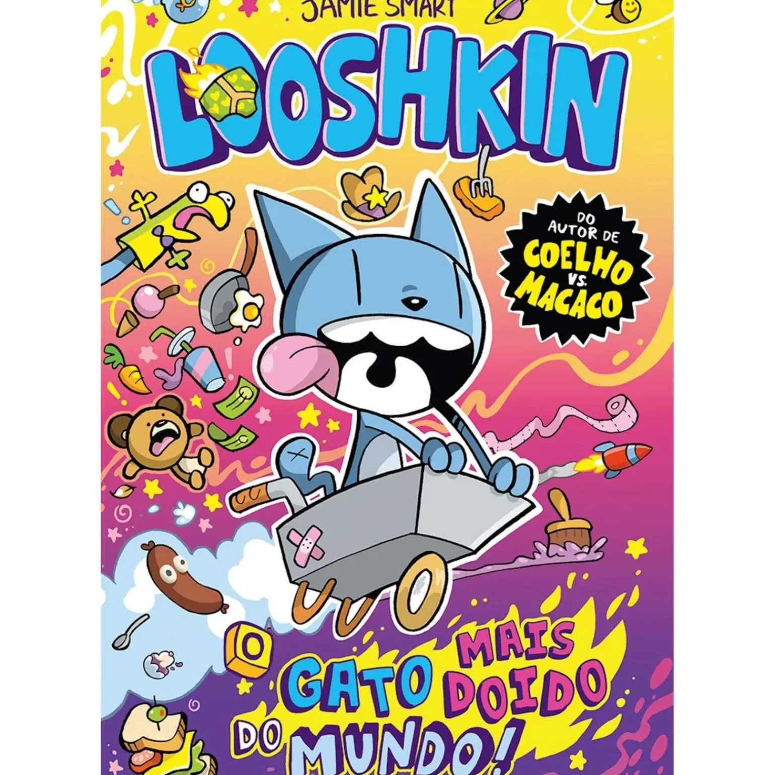 Looshkin - Livro 1: o Gato Mais Doido do Mundo! de Jamie Smart