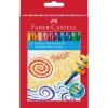 Lápis Cera Jumbo Twist 12 unidades Faber Castell