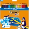Lápis Cor Aquacouleur Bic Kids 24 Unidades