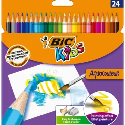 Lápis Cor Aquacouleur Bic Kids 24 Unidades