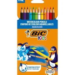 Lápis Cor Aquacouleur Bic Kids 12Unidades