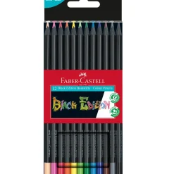 Lápis Cor Black Edition 12 unidades Faber Castell