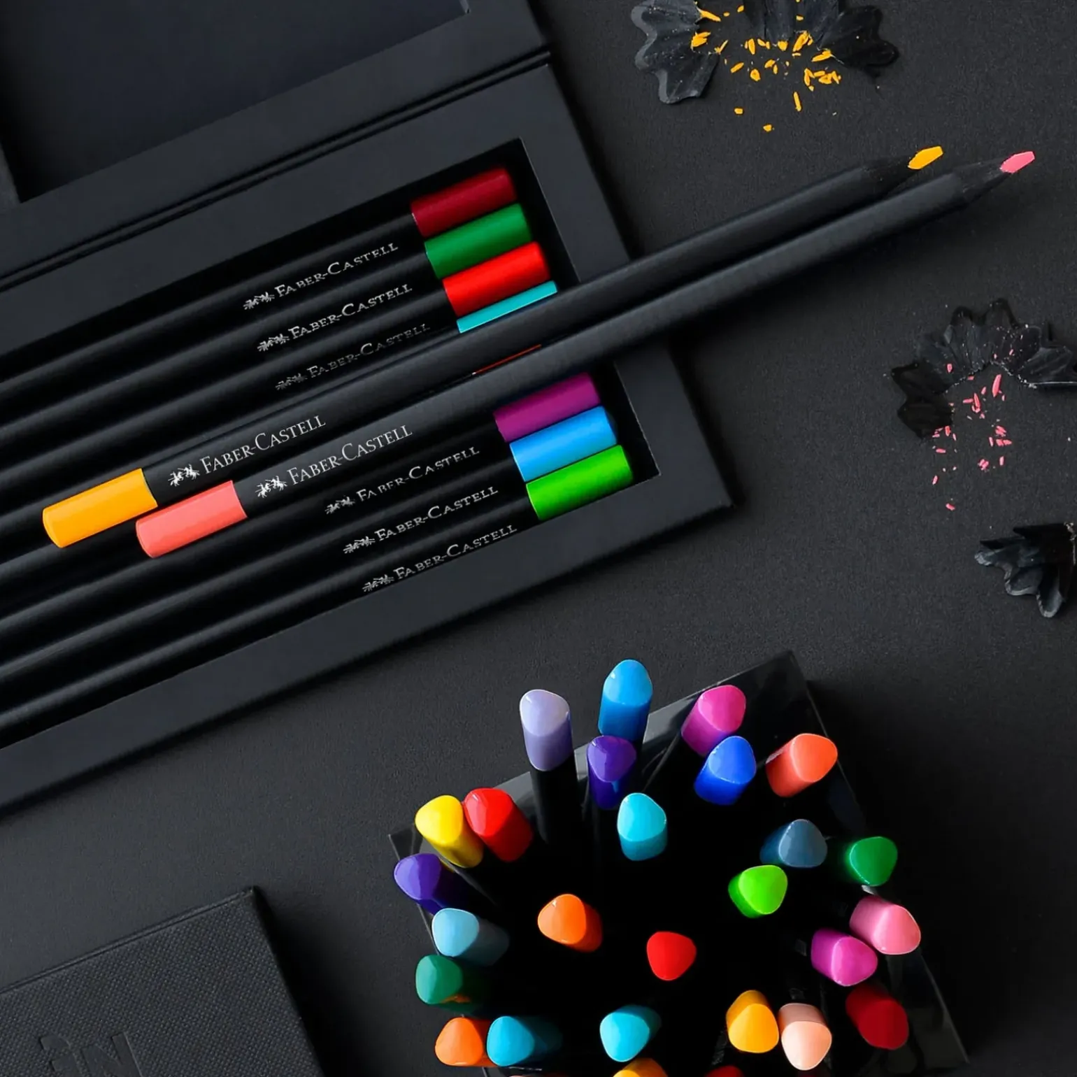 Lápis Cor Black Edition 12 unidades Faber Castell