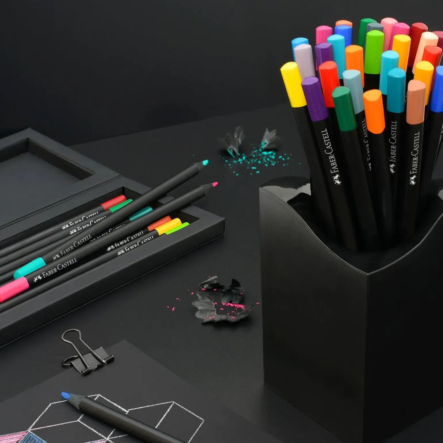 Lápis Cor Black Edition 24 unidades Faber Castell