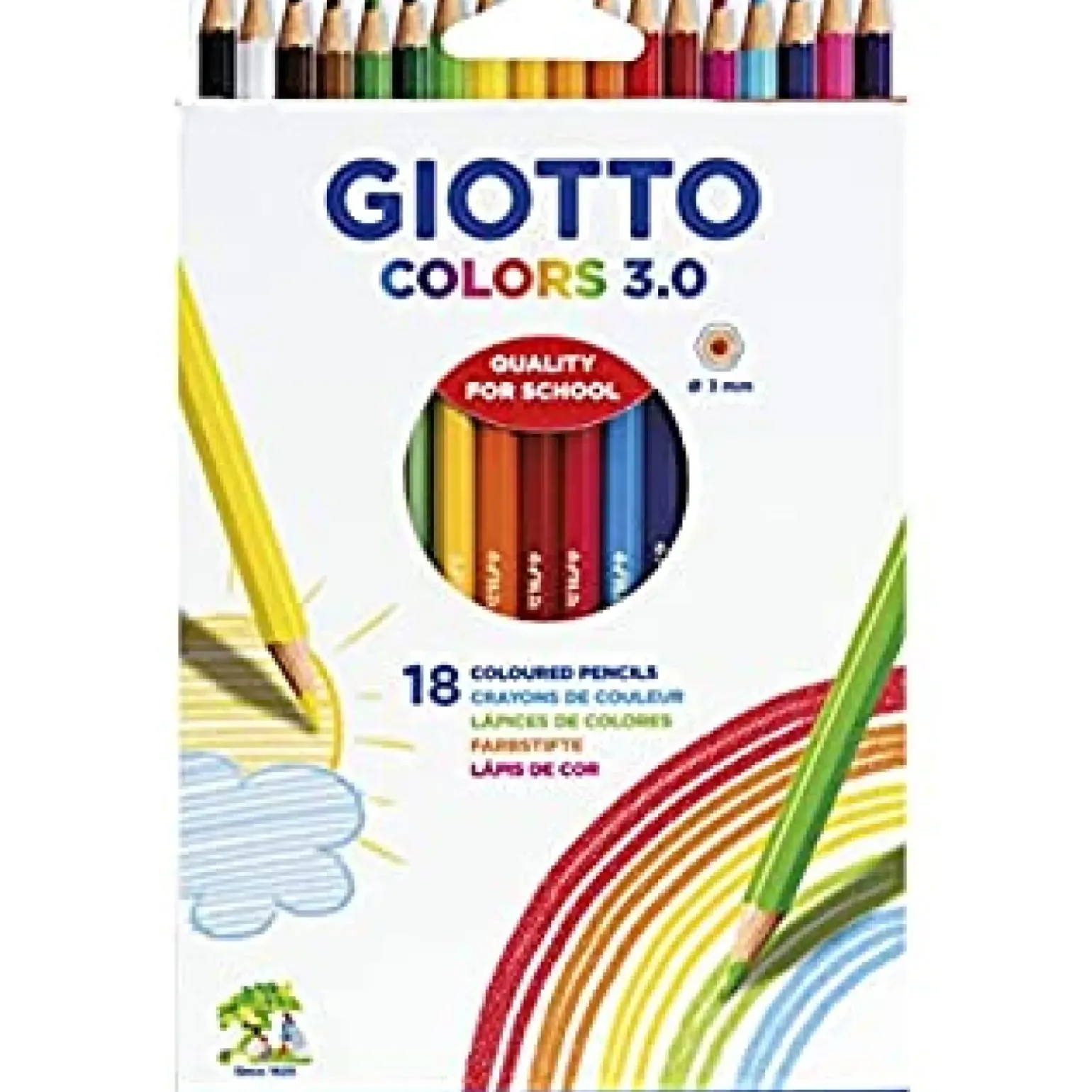 Lápis Cor Colors 3.0 18 unidades Giotto