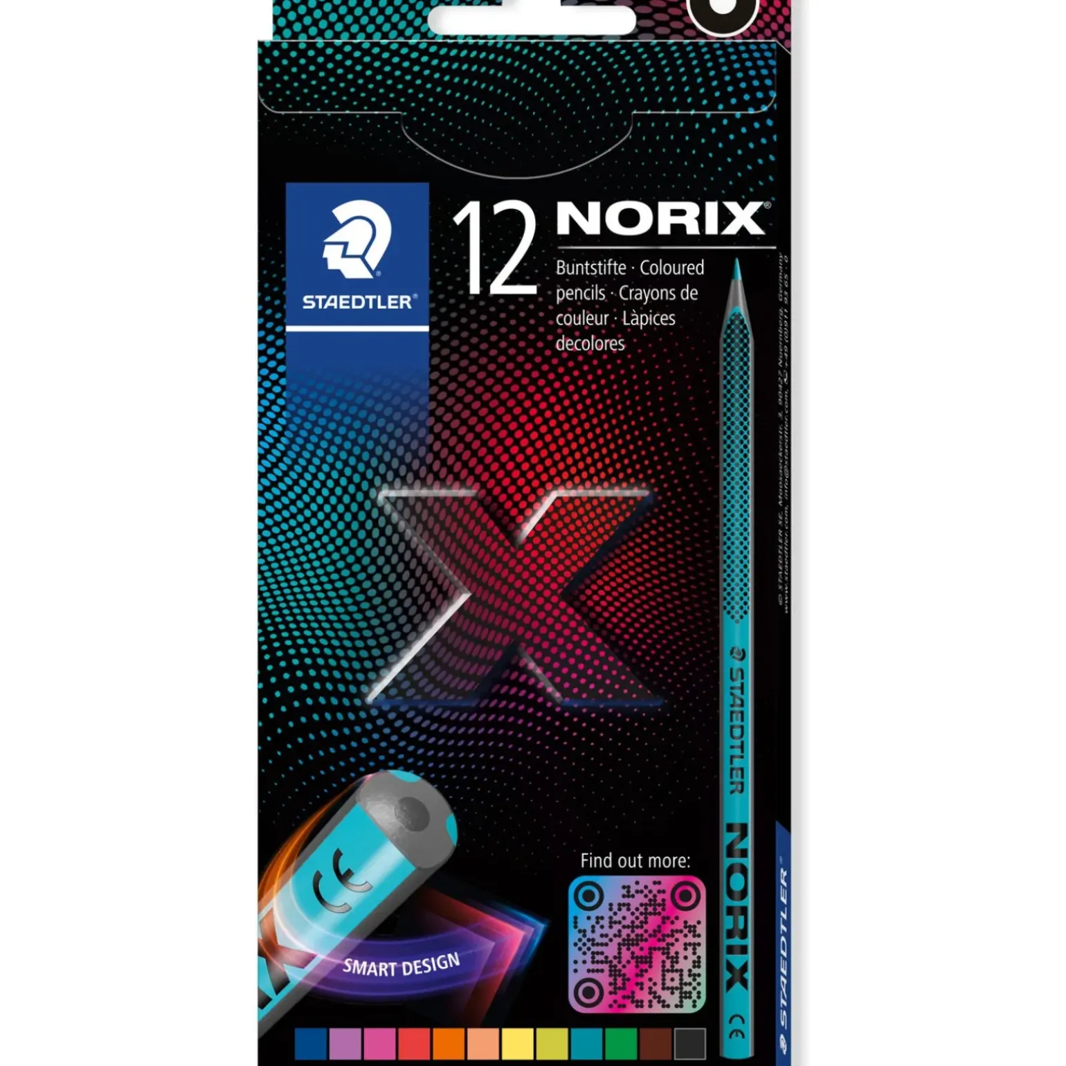 Lápis Cor Ergonomicos Norix 12 Unidades Staedtler