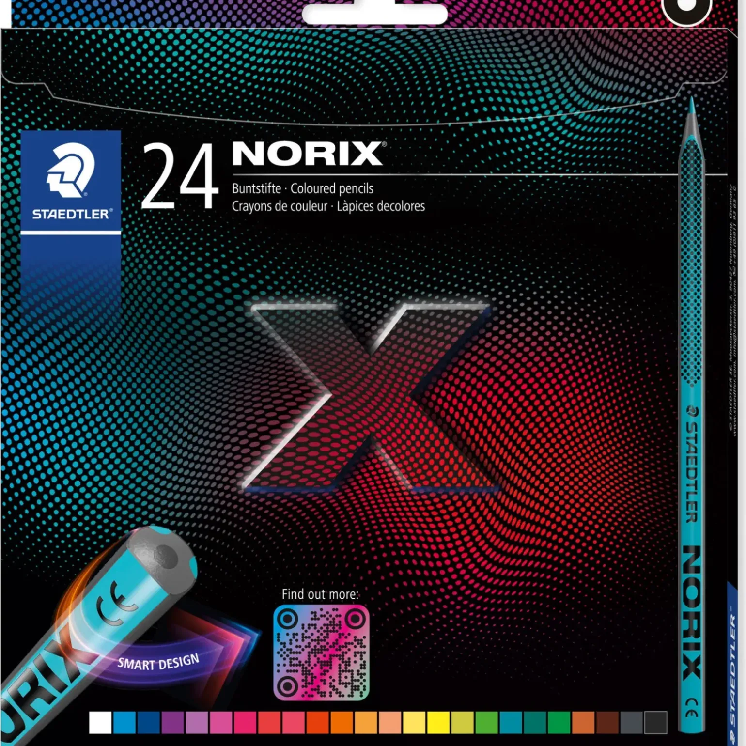 Lápis Cor Ergonomicos Norix 24 Unidades Staedtler