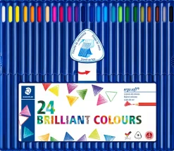 Lápis Cor Ergosoft 24 unidades Staedtler