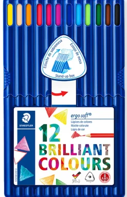 Lápis Cor Ergosoft 12 unidades Staedtler